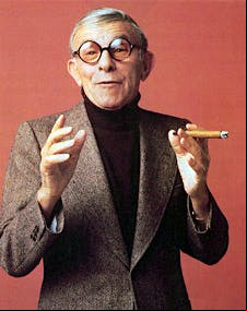 portrait george burns.