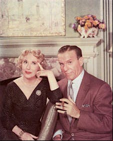 gracie allen and george burns portrait.